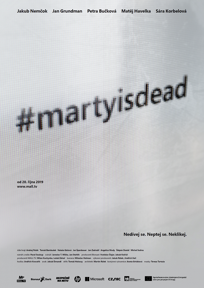 #martyisdead - Cartazes