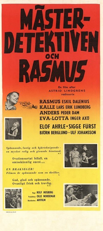 Mästerdetektiven och Rasmus - Plakátok