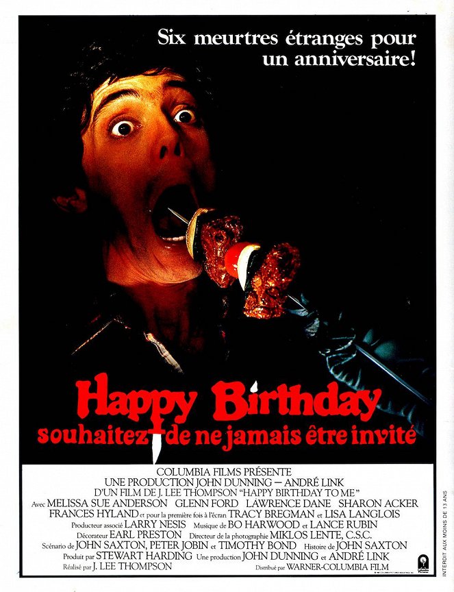 Happy Birthday - Souhaitez ne jamais être invité - Affiches