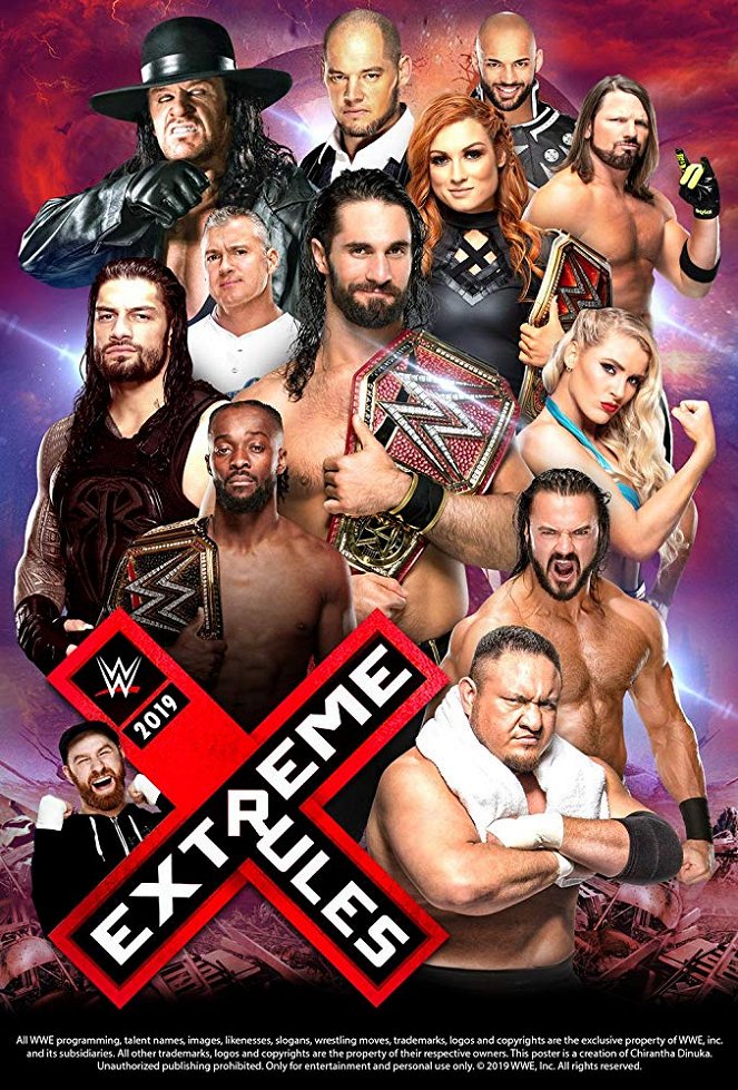 WWE Extreme Rules - Plagáty