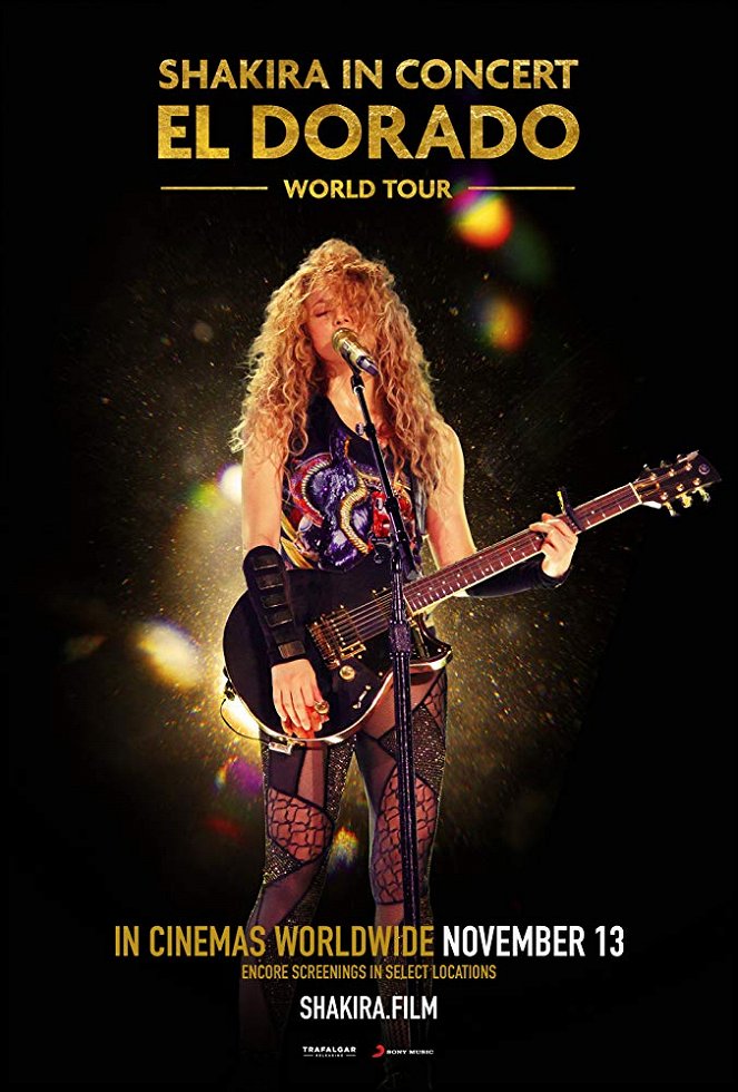 Shakira in Concert: El Dorado World Tour - Plakáty