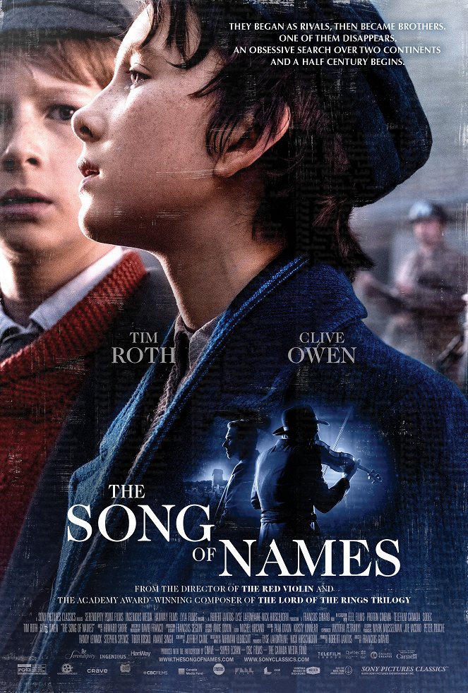The Song of Names - Posters