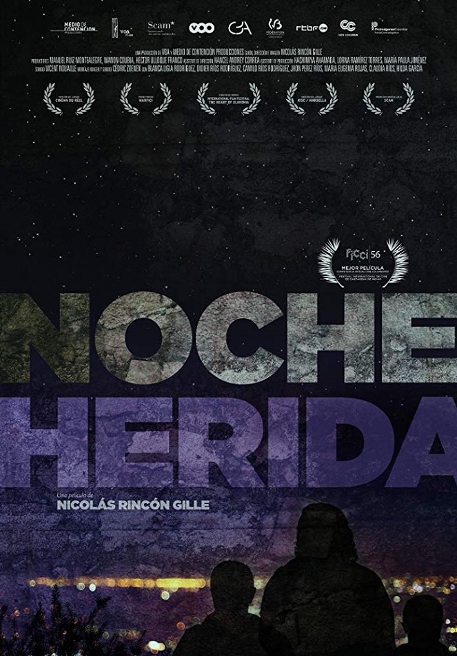 Noche herida - Plakaty