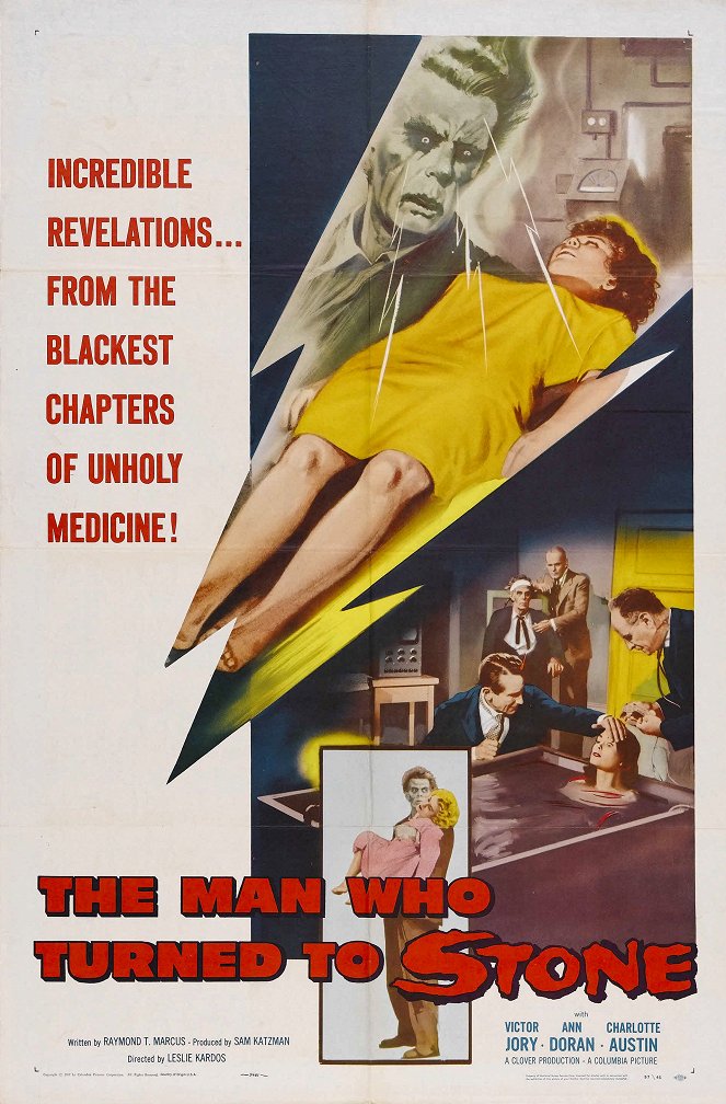 The Man Who Turned to Stone - Affiches