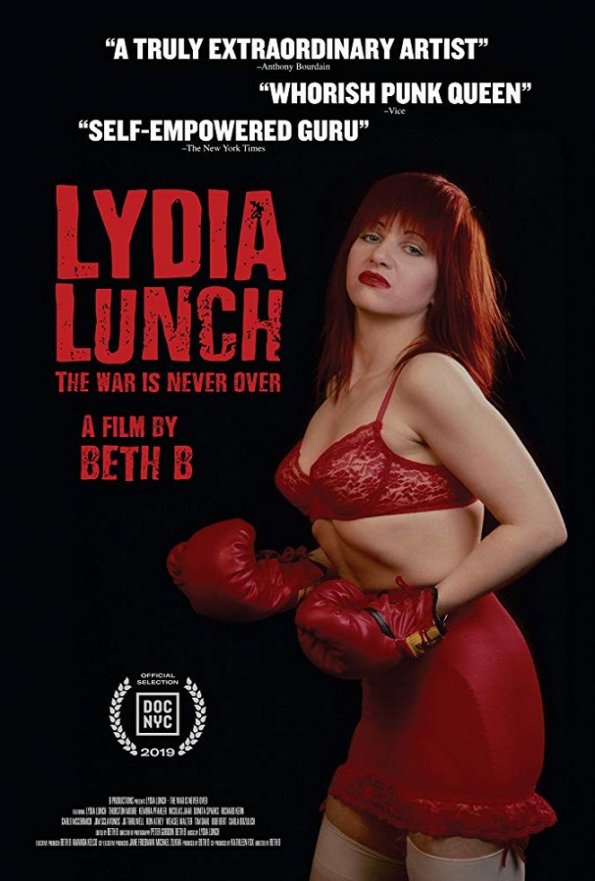 Lydia Lunch: La guerra nunca termina - Carteles