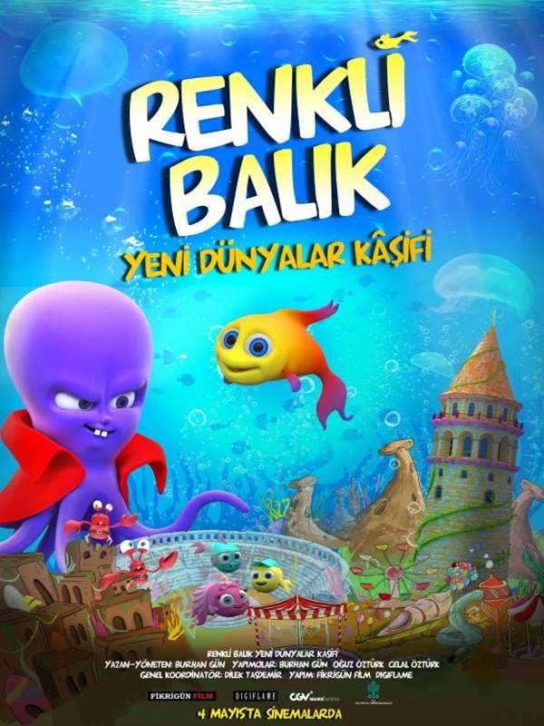 Renkli Balık Yeni Dünyalar Kaşifi - Posters