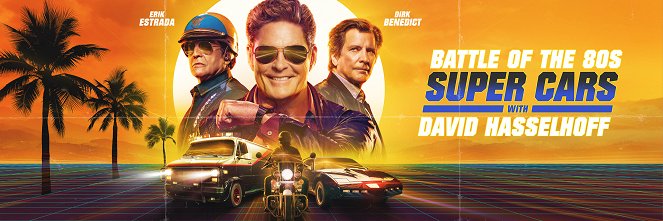 Battle of the 80s Supercars with David Hasselhoff - Carteles