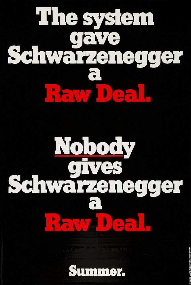 Raw Deal: Het keihard kontrakt - Posters