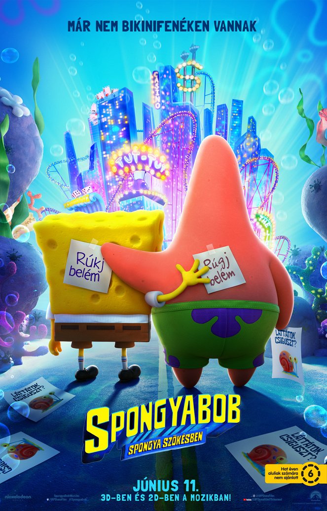 SpongyaBob: Spongya szökésben - Plakátok