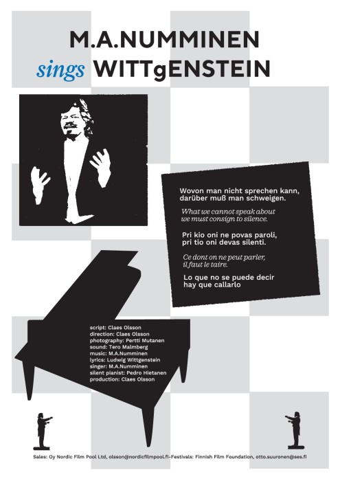 M.A. Numminen chante Wittgenstein - Affiches
