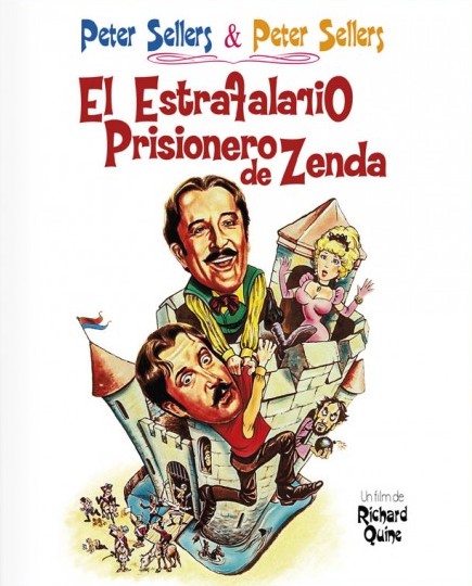 El estrafalario prisionero de Zenda - Carteles