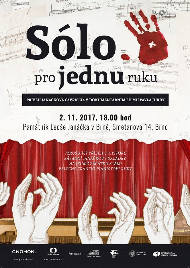 Sólo pro jednu ruku - Affiches