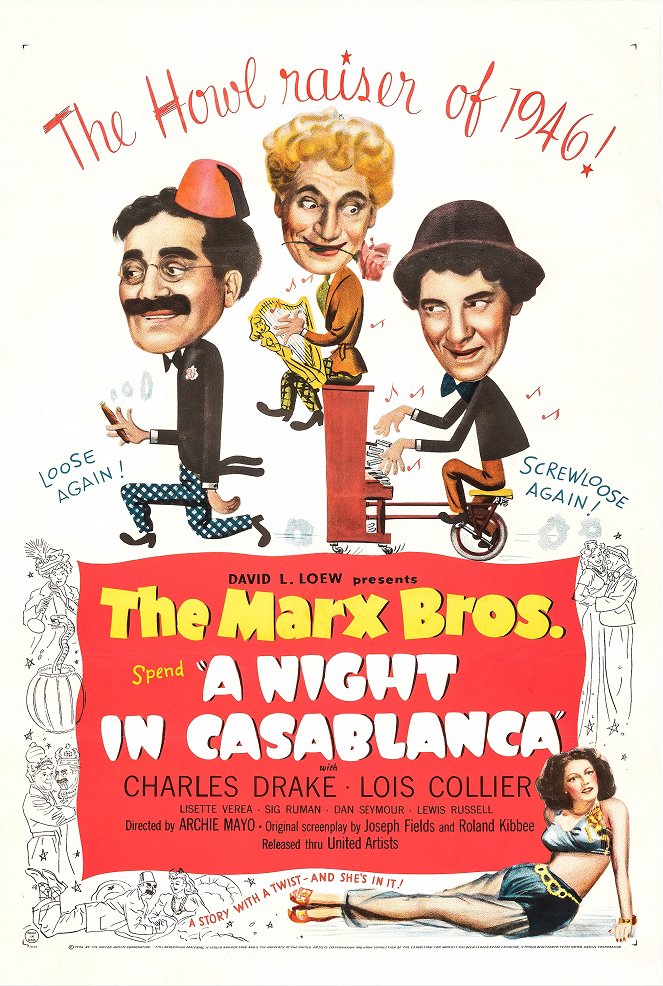 Marx Brothers: Eine Nacht in Casablanca - Plakate