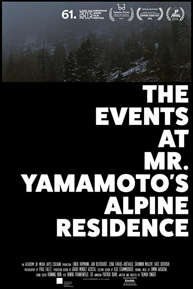 The Events at Mr. Yamamoto's Alpine Residence - Plakate