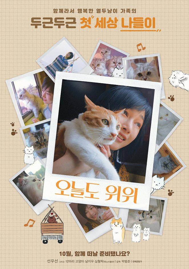 The Journey of the 12 Cats - Plakate