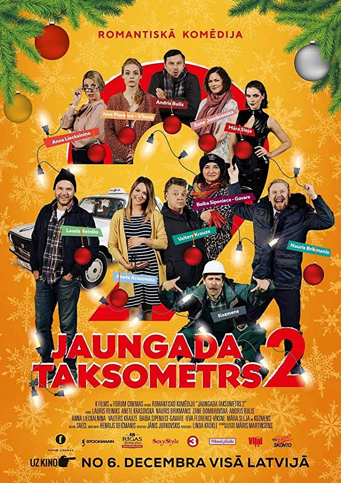 Jaungada taksometrs 2 - Plakáty