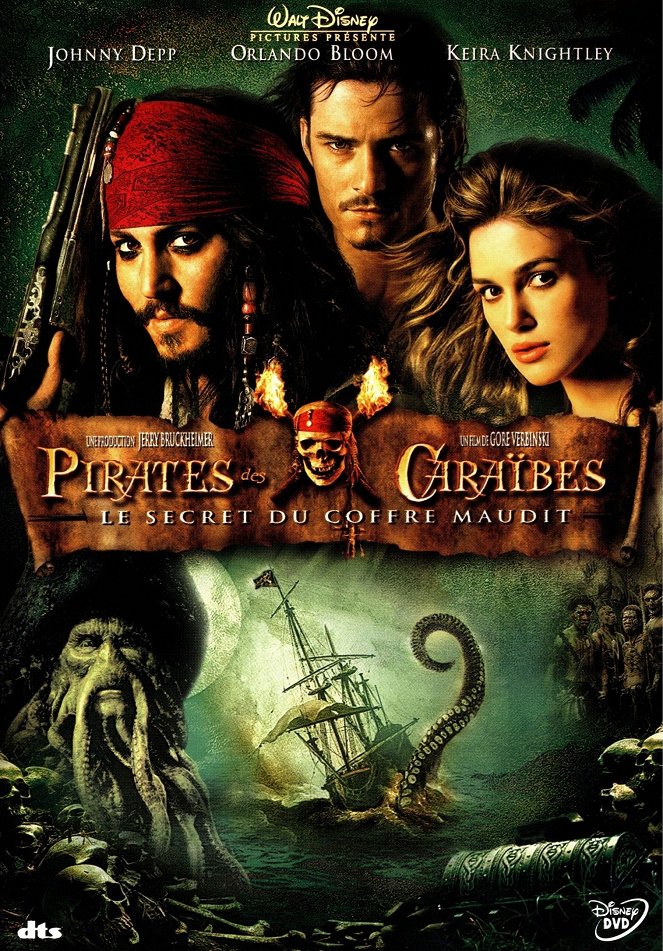Pirates des Caraïbes : Le secret du coffre maudit - Affiches