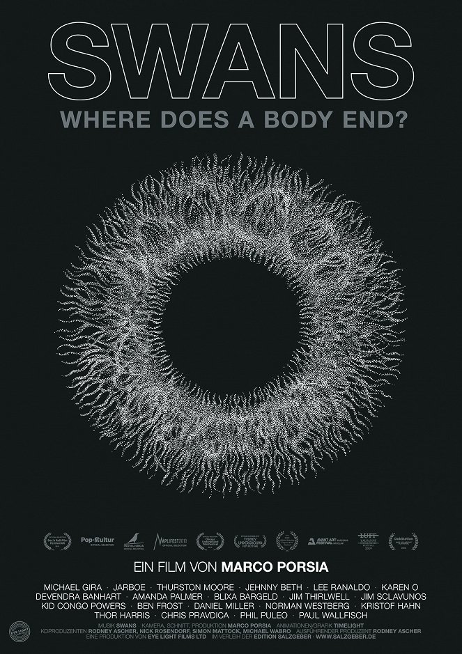 Swans - Where Does A Body End? - Plakate