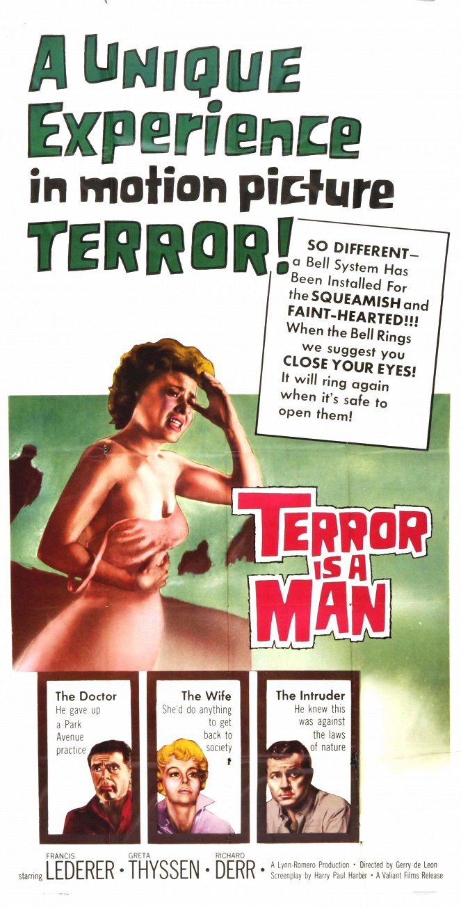 Terror Is a Man - Plakáty