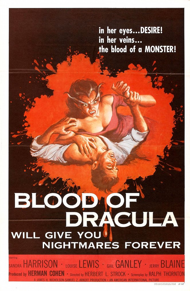Blood of Dracula - Plakaty
