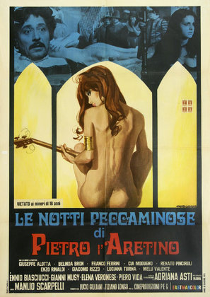 Le notti peccaminose di Pietro l'Aretino - Plagáty