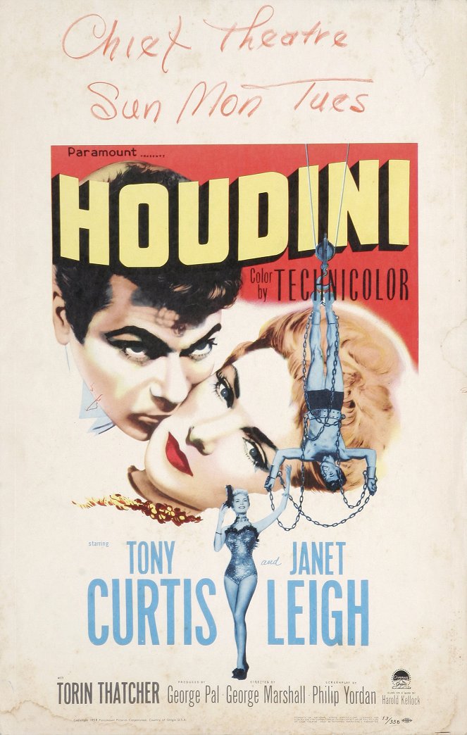 Houdini - kahleitten kuningas - Julisteet