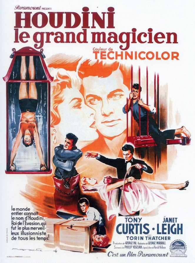 Houdini, le grand magicien - Affiches