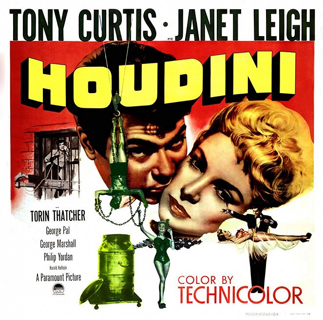 Houdini, de grote tovenaar - Posters