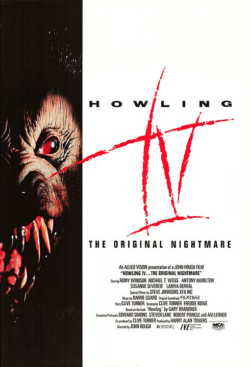 Howling IV: The Original Nightmare - Carteles