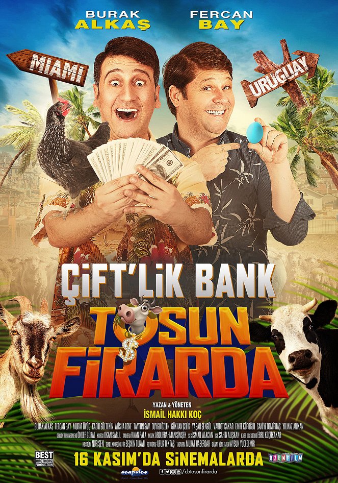 Çift'lik Bank: Tosun Firarda - Plakátok