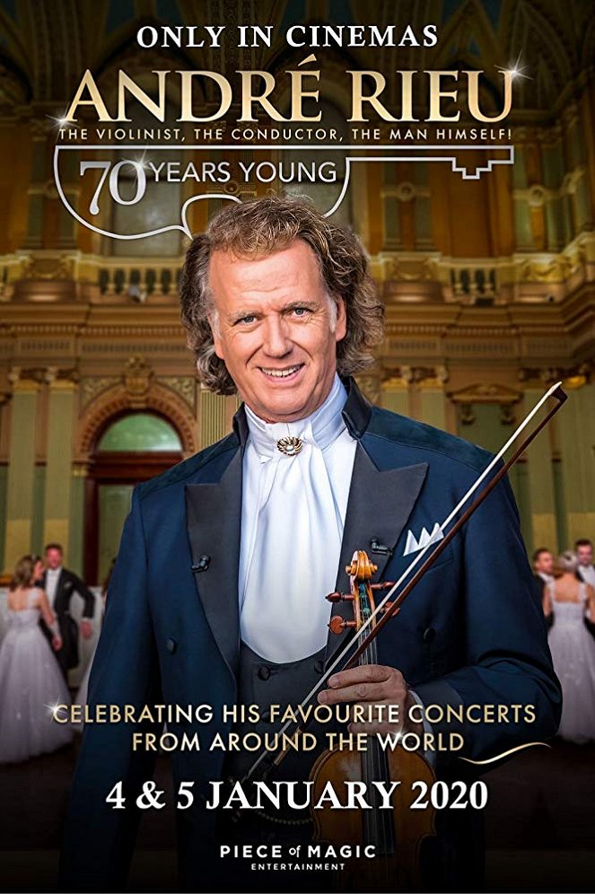 André Rieu : Jeune à 70 ans - Affiches