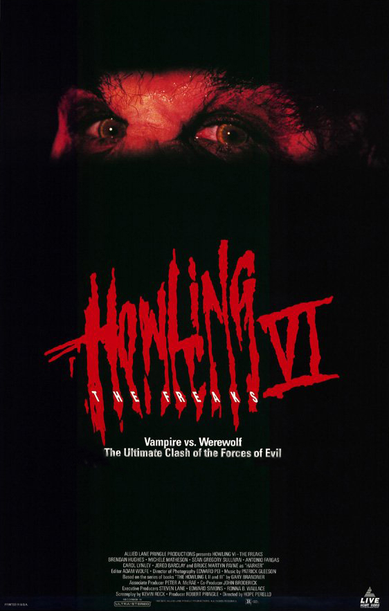 Howling VI: The Freaks - Cartazes