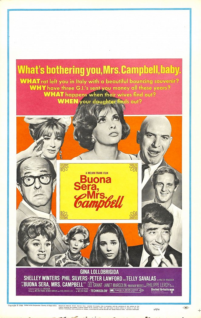 Buona Sera, Mrs. Campbell - Plakate