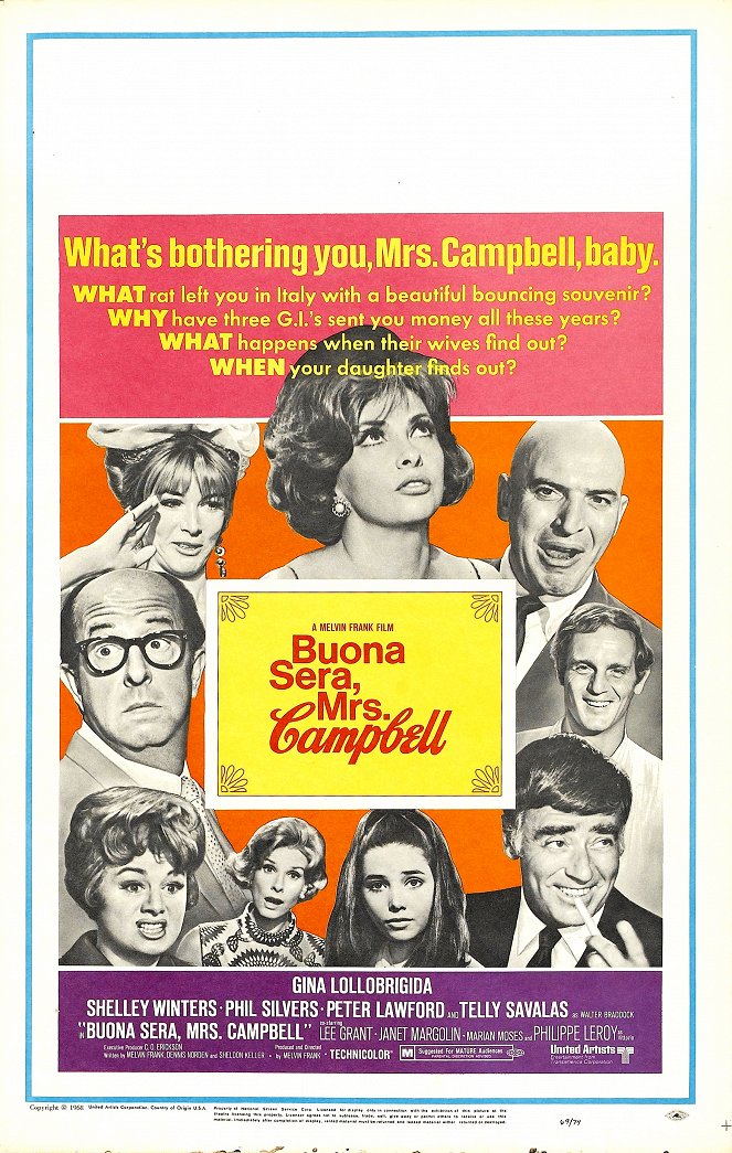 Buona sera, señora Campbell - Carteles