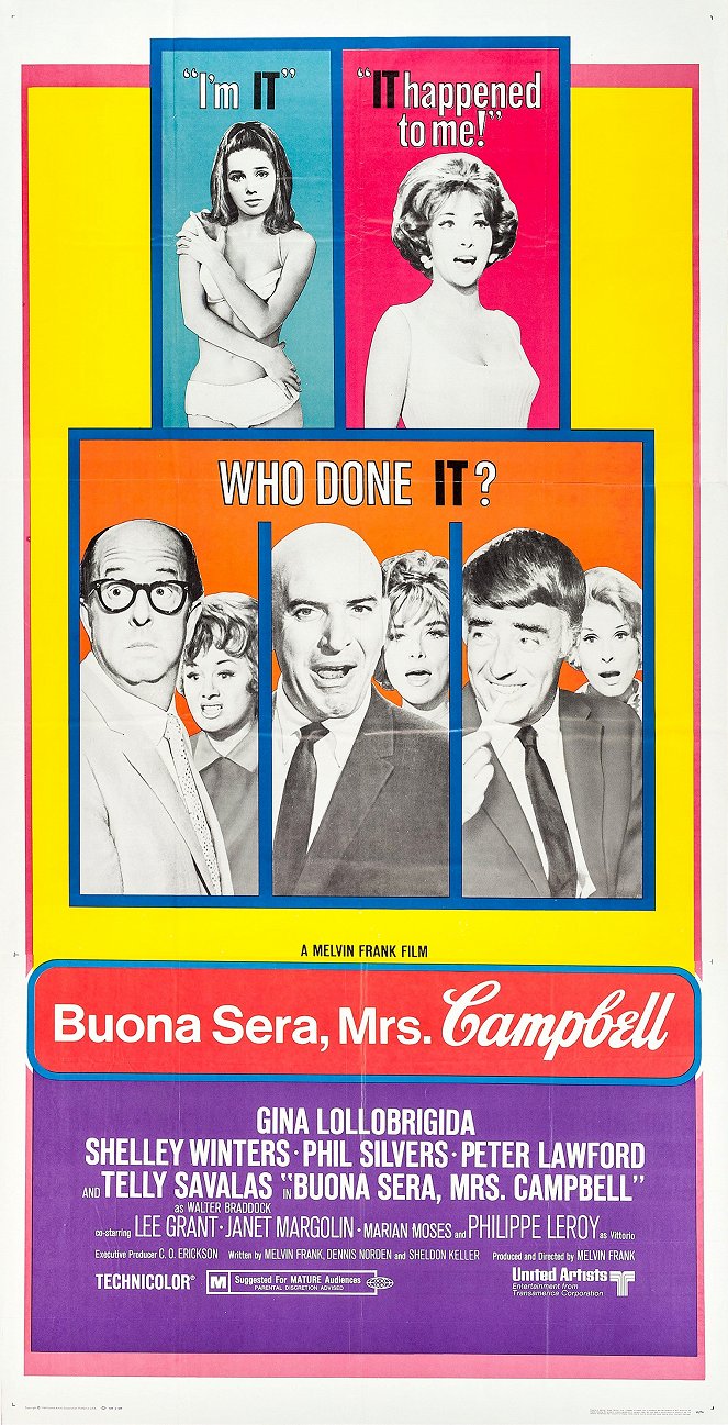 Buona Sera, Mrs. Campbell - Cartazes