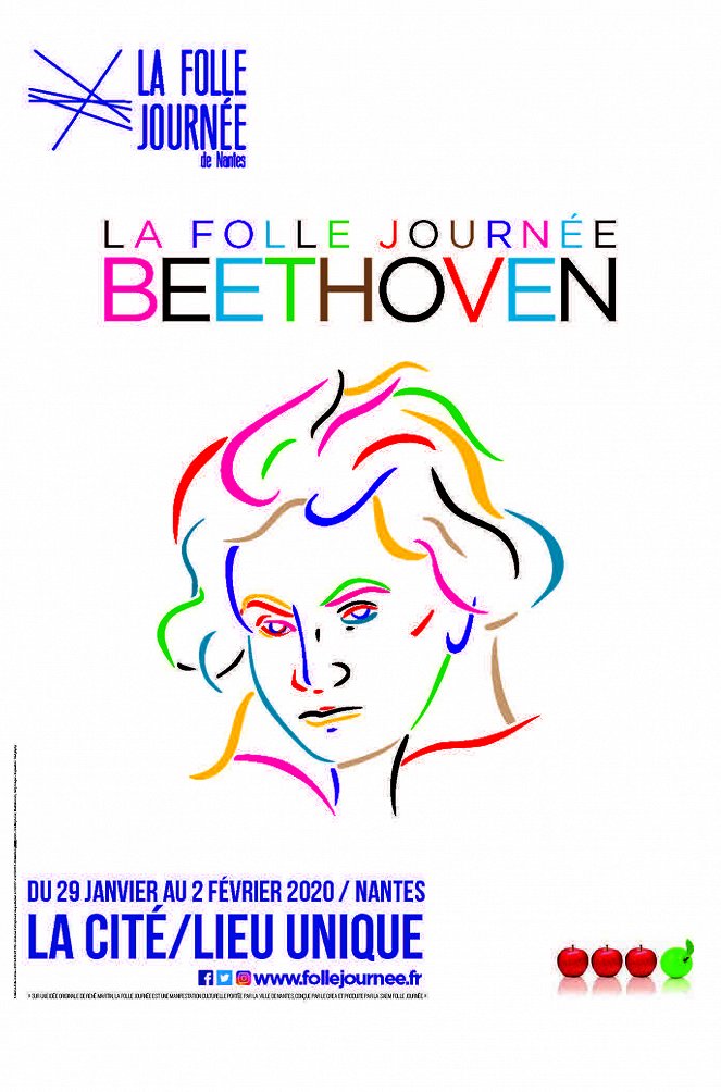 Beethoven bei der Folle Journée in Nantes - Plakate