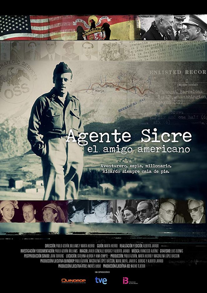 Agente Sicre, el amigo americano - Plakate