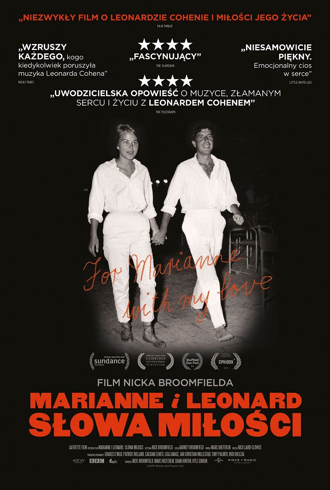 Marianne i Leonard: Słowa miłości - Plakaty