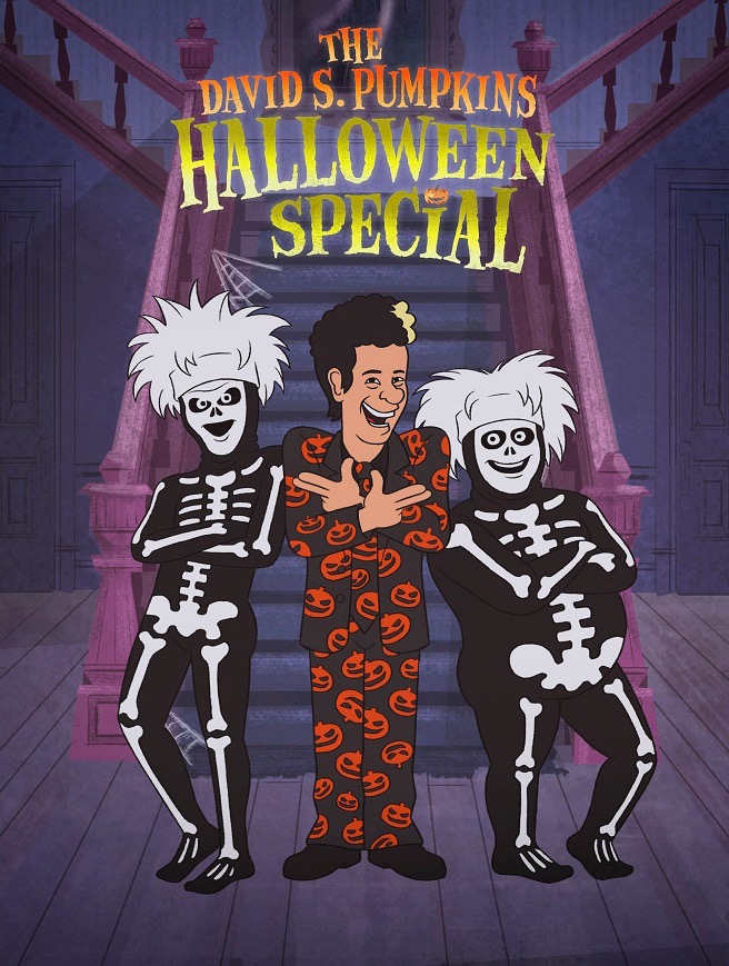 The David S. Pumpkins Halloween Special - Affiches