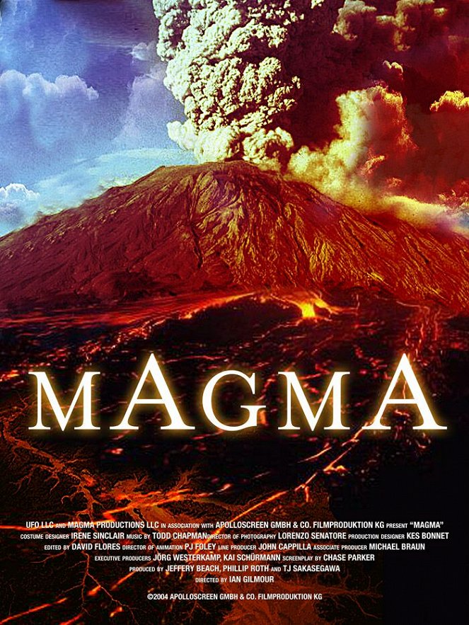 Ničivá magma - Plagáty