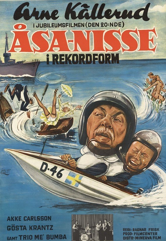 Åsa-Nisse i rekordform - Plakate