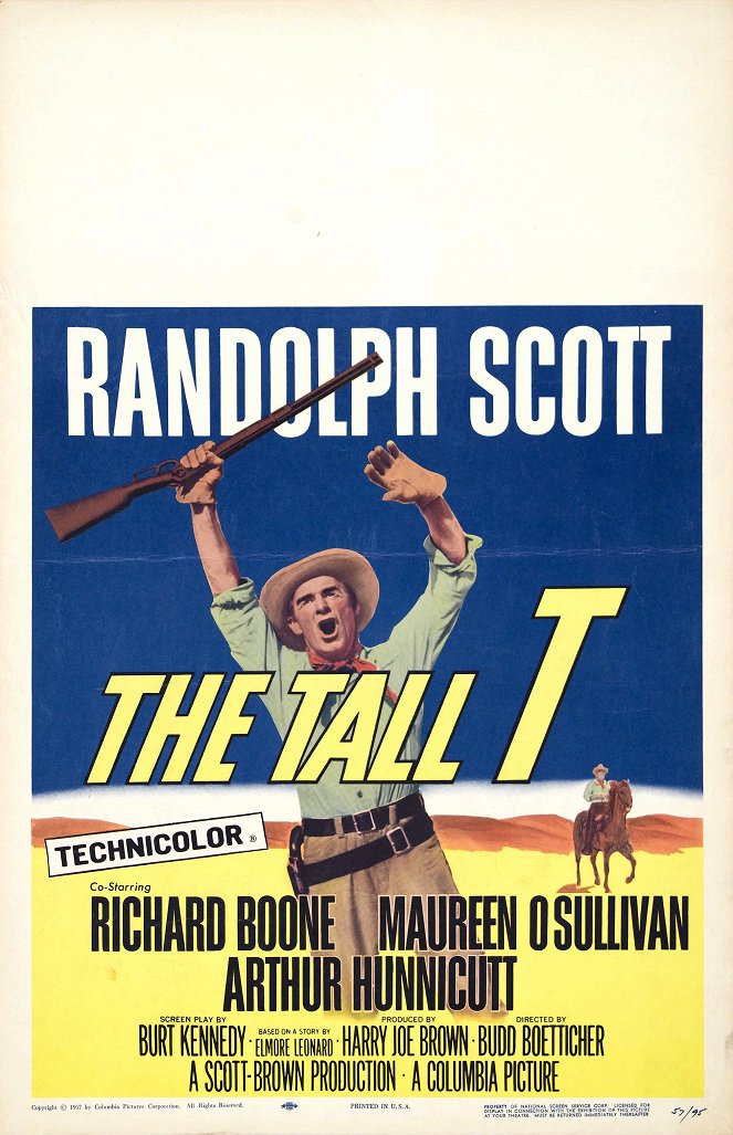 The Tall T - Plakátok