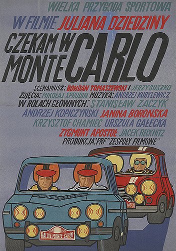 Czekam w Monte-Carlo - Plakaty