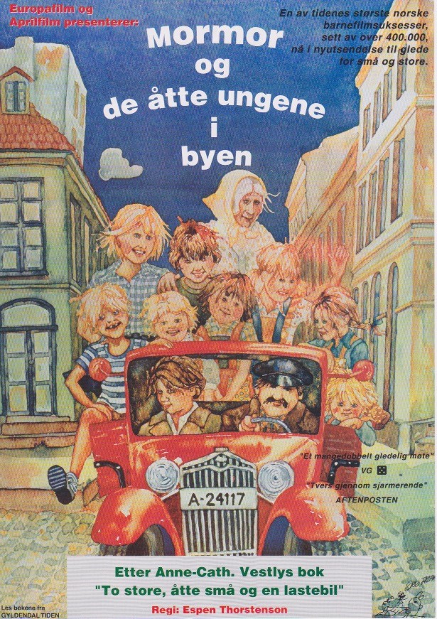 Mormor og de åtte ungene i byen - Plakate