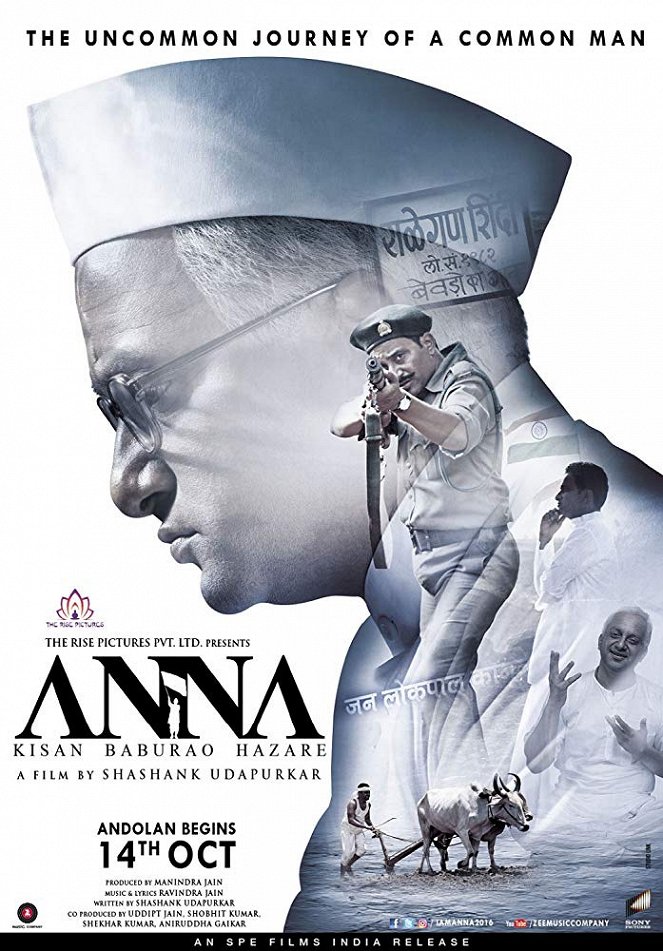 Anna, Kisan Baburao Hazare - Plakate