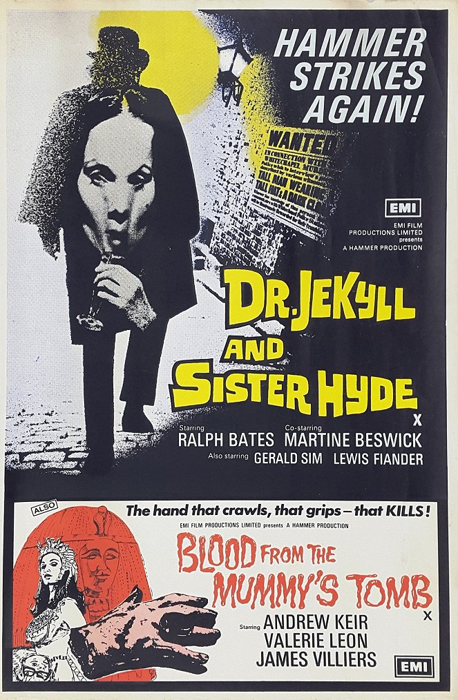 El dr. Jekyll y su hermana Hyde - Carteles