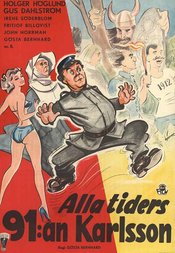 Alla tiders 91:an Karlsson - Affiches