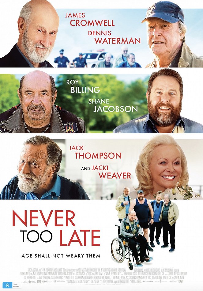 Never Too Late - Carteles