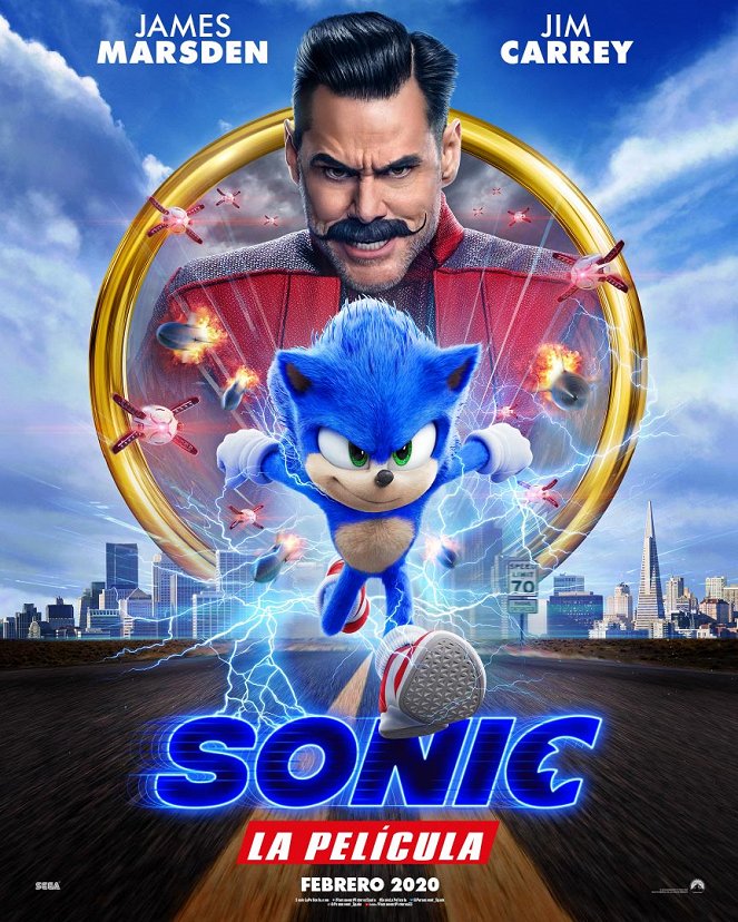 Sonic la película - Carteles