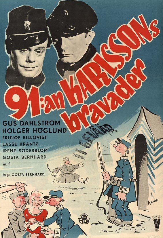91:an Karlssons bravader - Posters